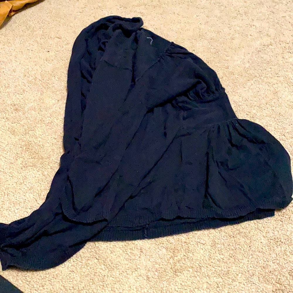 Black cardigan